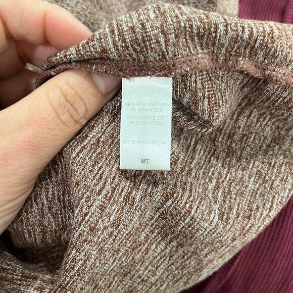 Cuddl Duds Lounge Set Bundle 5pc Tanks Tee Pants Cardigan Soft Cozy Neutral - Picture 8 of 16